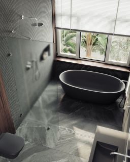 Душевая перегородка MaybahGlass MGD-268-4 79см хром глянцевый